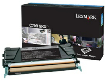 Original Lexmark C746H3KG Toner Schwarz ( A-Ware )
