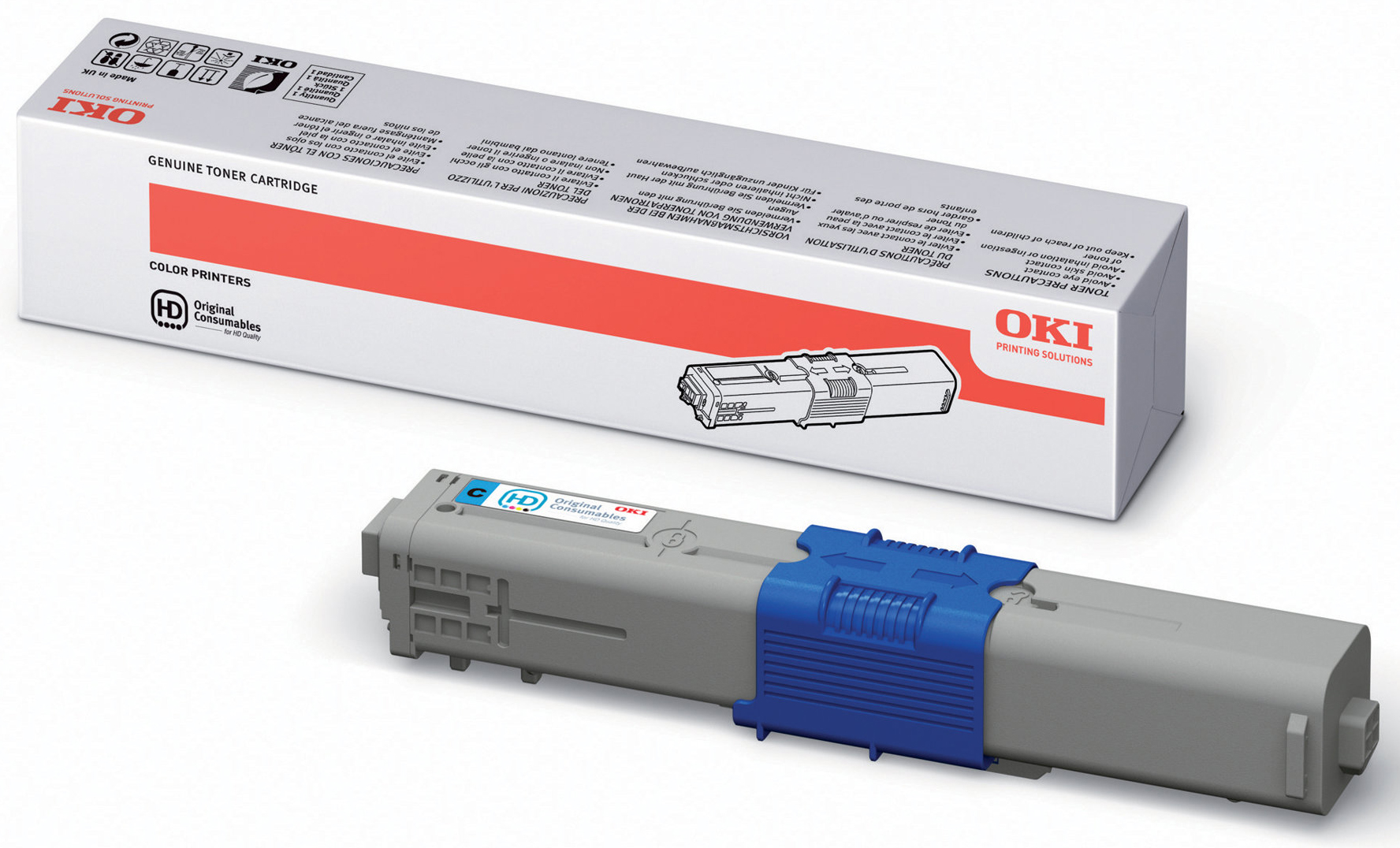 Original OKI 44469706 Toner Cyan