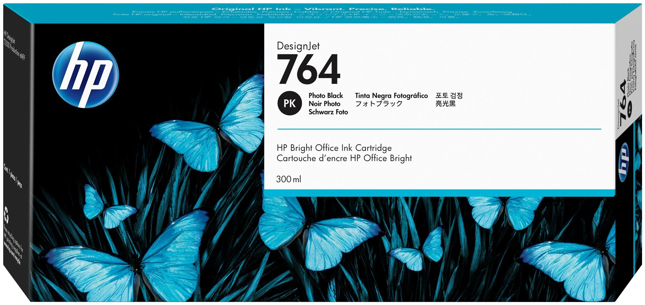 Original HP 764  | C1Q17A Tinte Foto Schwarz ( 12.2025 )