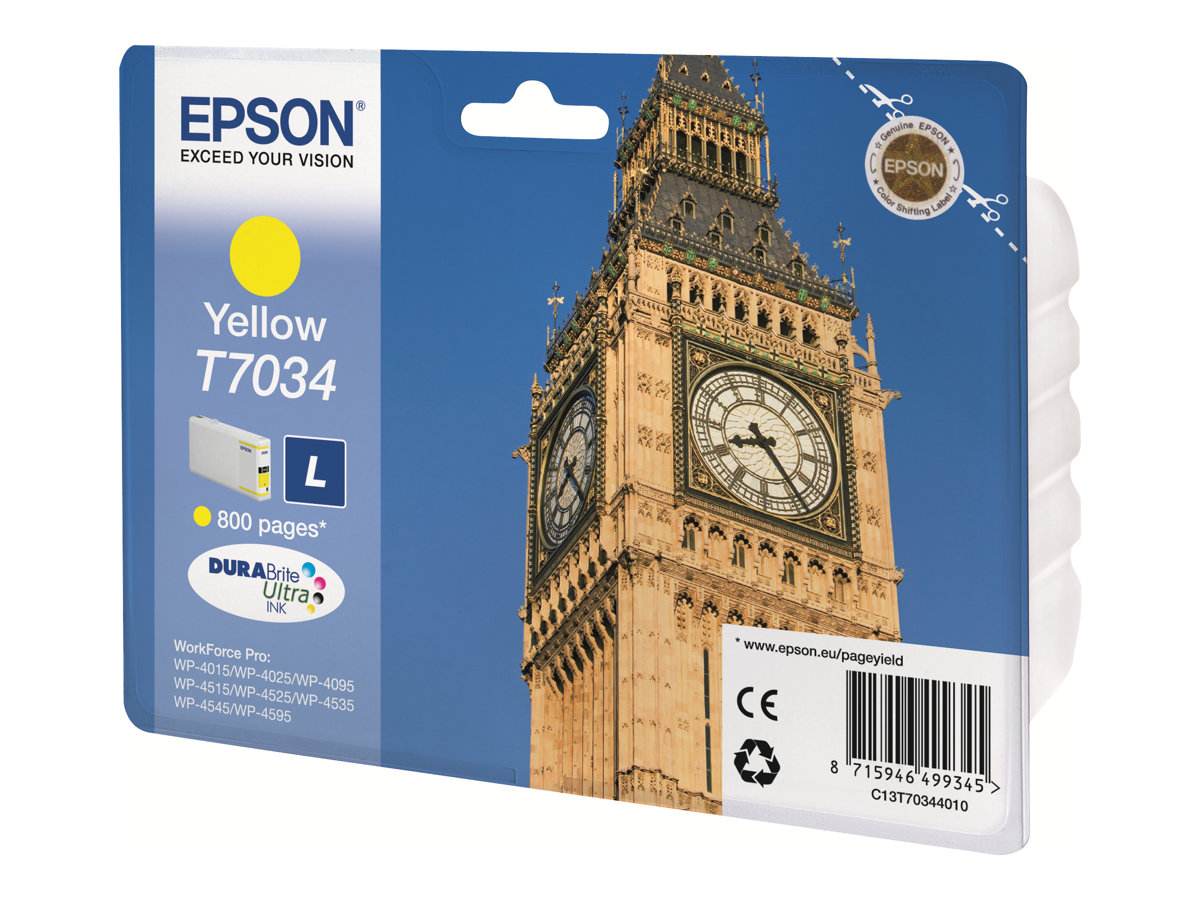 Original Epson T7034L | C13T70344010 Tinte Gelb ( 05.2026 )