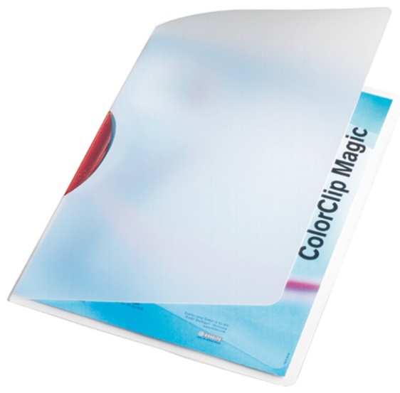 Leitz Klemmhefter Klemmhefter ColorClip Magic 4174 | DIN A4 | Transparent | Polypropylen (PP)