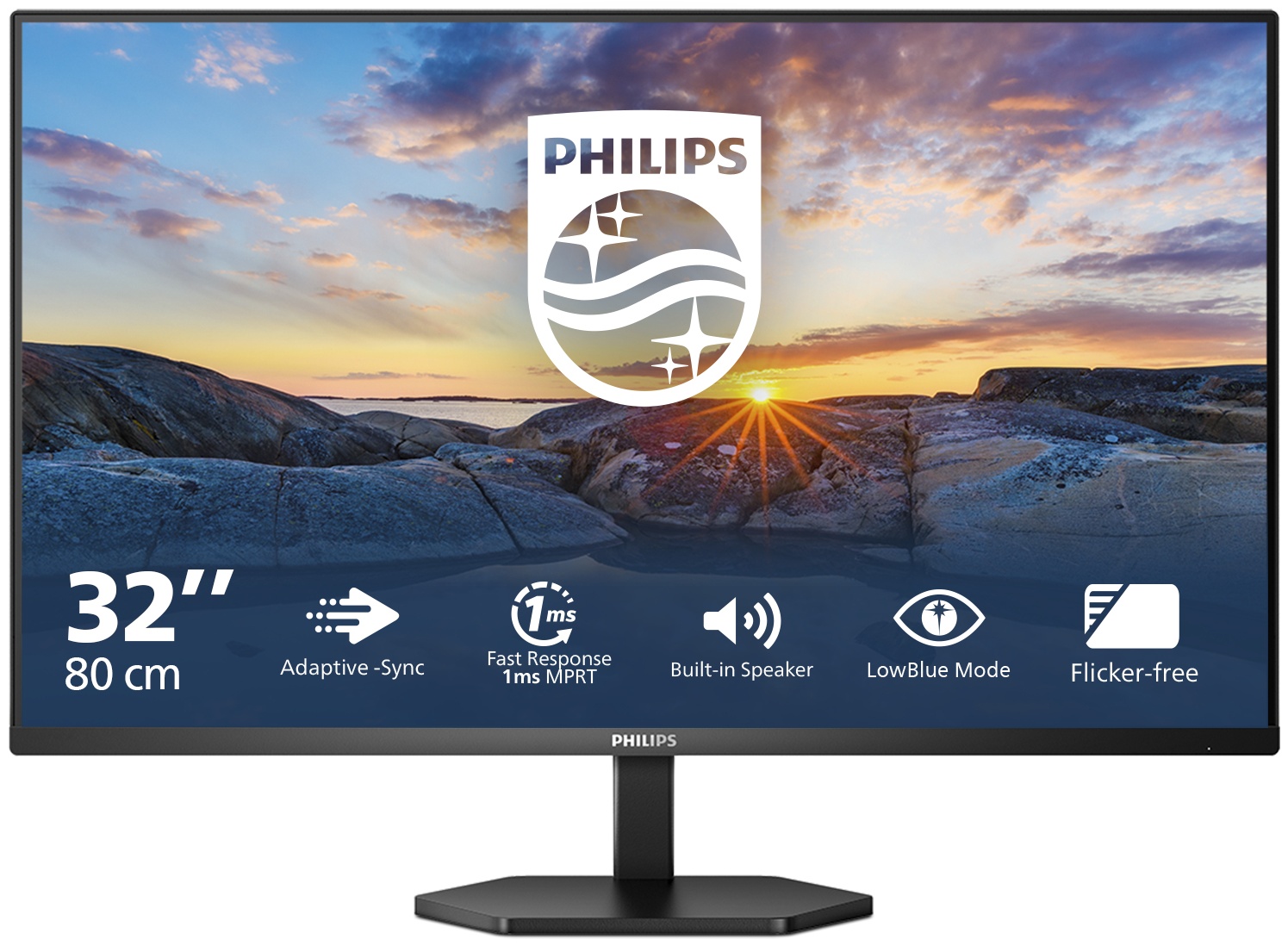 Philips 3000 series | 32E1N3100LA/00 Monitor 31,5 zoll | 80 cm | Full HD | 1920 x 1080 | Schwarz
