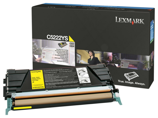 Original Lexmark C5222YS Toner Gelb