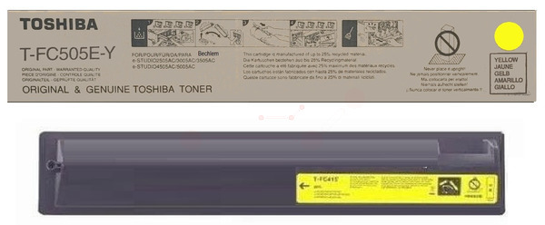 Original Toshiba T-FC505E-Y | 6AJ00000147 Toner Gelb