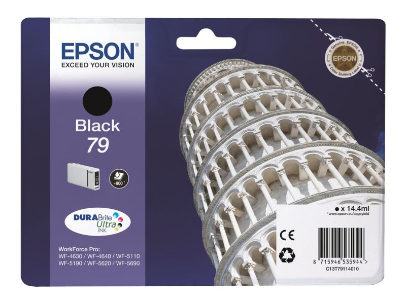 Original Epson 79 | T7911 | C13T79114010 Tinte Schwarz