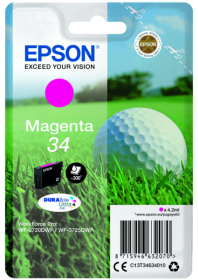 Original Epson 34 | C13T34634010 Tinte Magenta