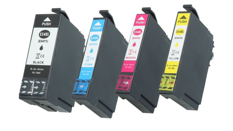 Tonoo® Tinte ersetzt Epson 34XL | C13T34764010 Spar Set XL