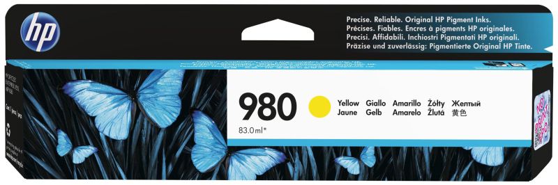 Original HP 980 | D8J09A Tinte Gelb