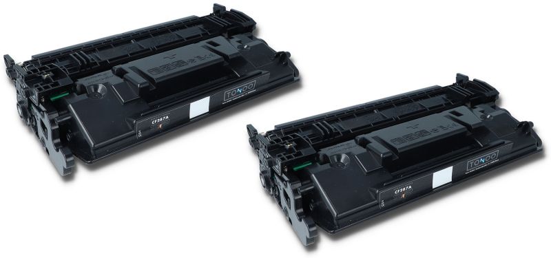 Tonoo® Toner ersetzt HP CF287AD | 87A Schwarz Doppelpack