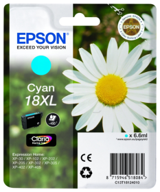 Original Epson 18XL | C13T18124012 Tinte Cyan XL