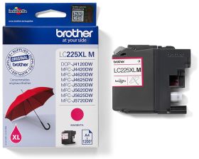 Original Brother LC225XLM Tinte Magenta XL