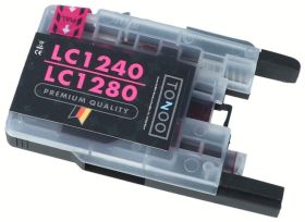 Tonoo® Tinte ersetzt Brother LC1240M Magenta