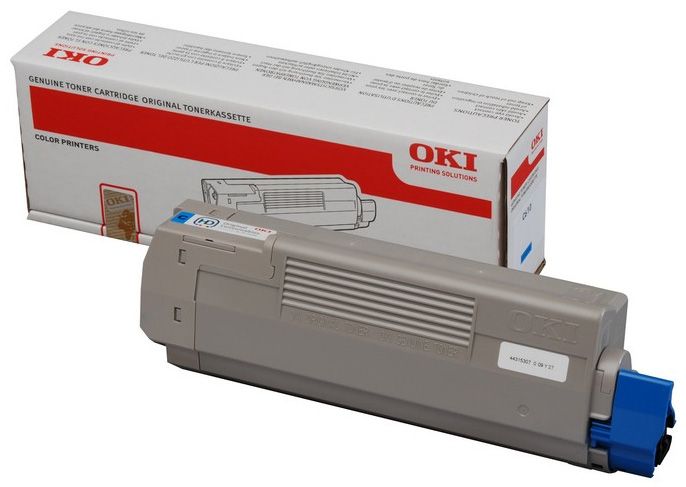 Original OKI 44315307 Toner Cyan