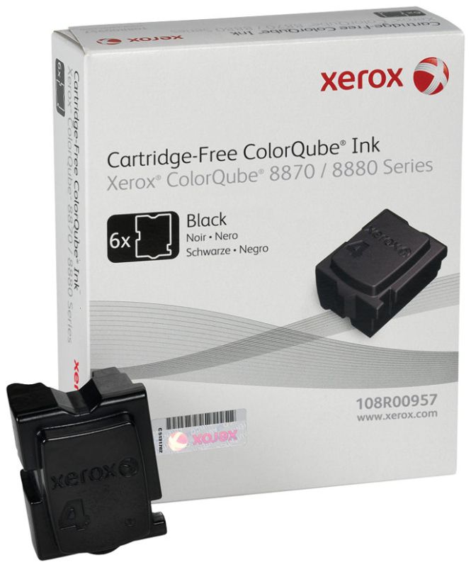 Original Xerox 108R00957 Tintenpatronen Schwarz ( 6 Stück )