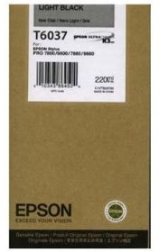 Original Epson T6037 | C13T603700 Tinte light Schwarz