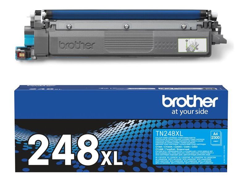 Original Brother TN248XLC Toner Cyan XL