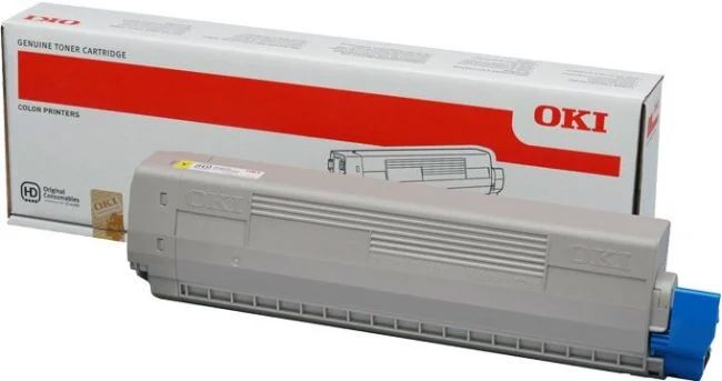Original OKI 44643001 Toner Gelb