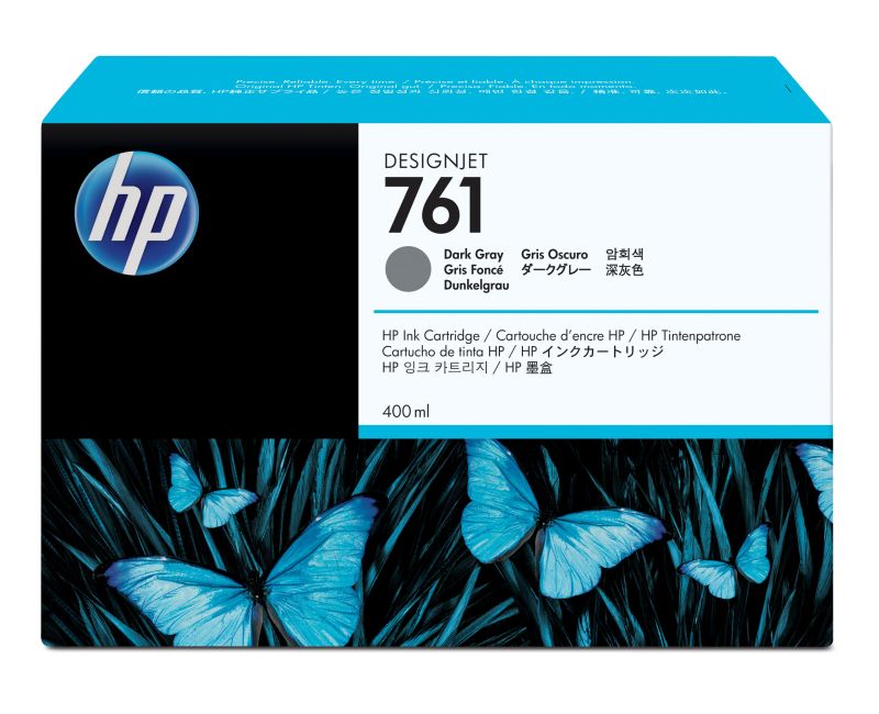 Original HP 761 | CM996A Tinte dunkel Grau