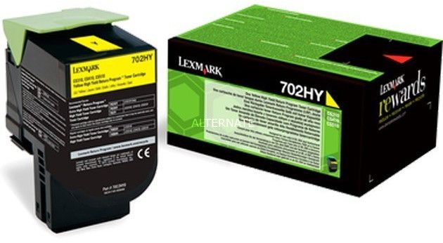Original Lexmark 702HY | 70C2HY0 Toner Gelb XL