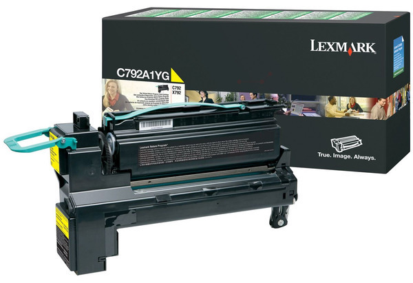Original Lexmark C792A1YG Toner Gelb