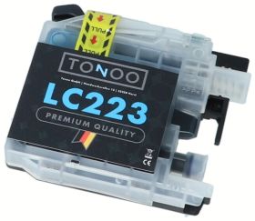 Tonoo® Tinte ersetzt Brother LC223C Cyan