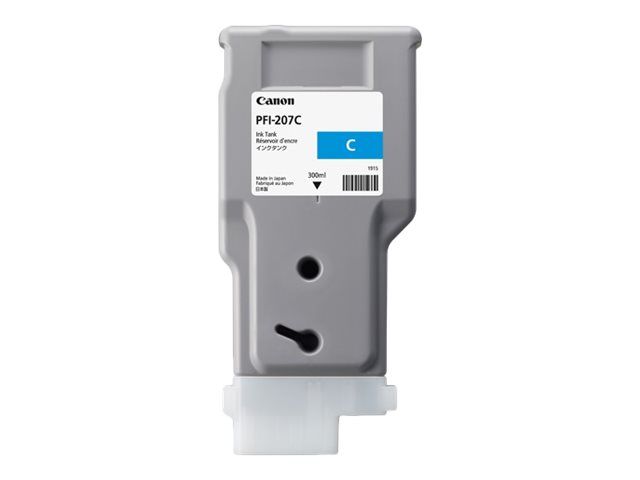 Original Canon PFI207C | 8790B001 Tinte Cyan XL