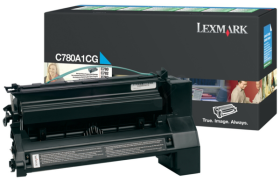 Original Lexmark C780A1CG Toner Cyan