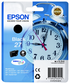 Original Epson 27 | C13T27014012 Tinte Schwarz