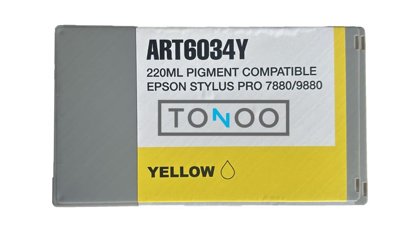 Tonoo® Tinte ersetzt Epson T6034 | C13T603400 | Gelb
