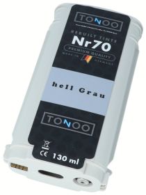 Tonoo® Tinte ersetzt HP 70 | C9451A hell Grau