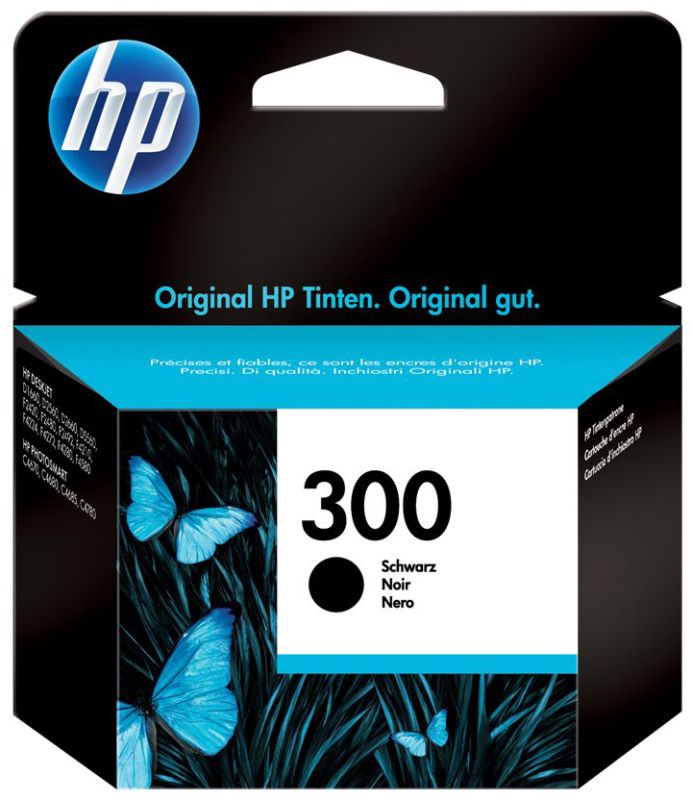 Original HP 300 | CC640EE Tinte Schwarz ( 2025 )