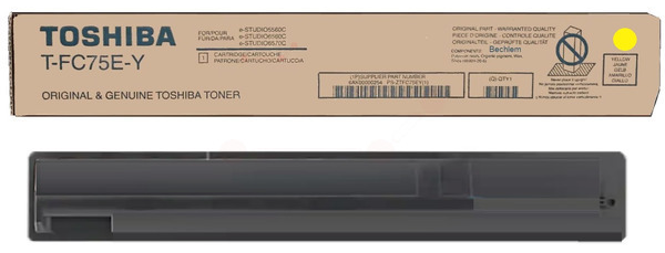 Original Toshiba T-FC75EY | 6AK00000254 Toner Gelb