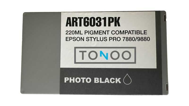 Tonoo® Tinte ersetzt Epson T6031 | C13T603100 | Foto Schwarz