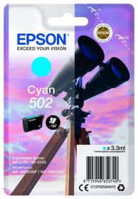 Original Epson  502 | C13T02V24010 Tinte Cyan