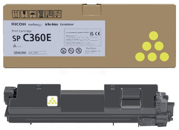 Original Ricoh 408191 Toner Gelb