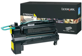 Original Lexmark C792X2YG Toner Gelb XL
