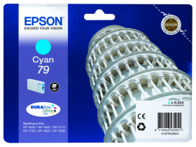 Original Epson 79 | T7913 | C13T79124010 Tinte Cyan