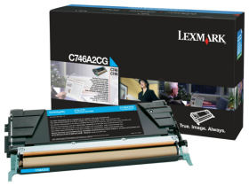 Original Lexmark C746A2CG Toner Cyan
