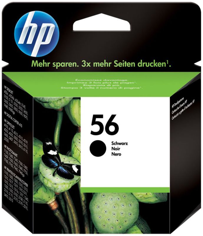 Original HP 56 | C6656AE Tinte Schwarz ( 2026 )