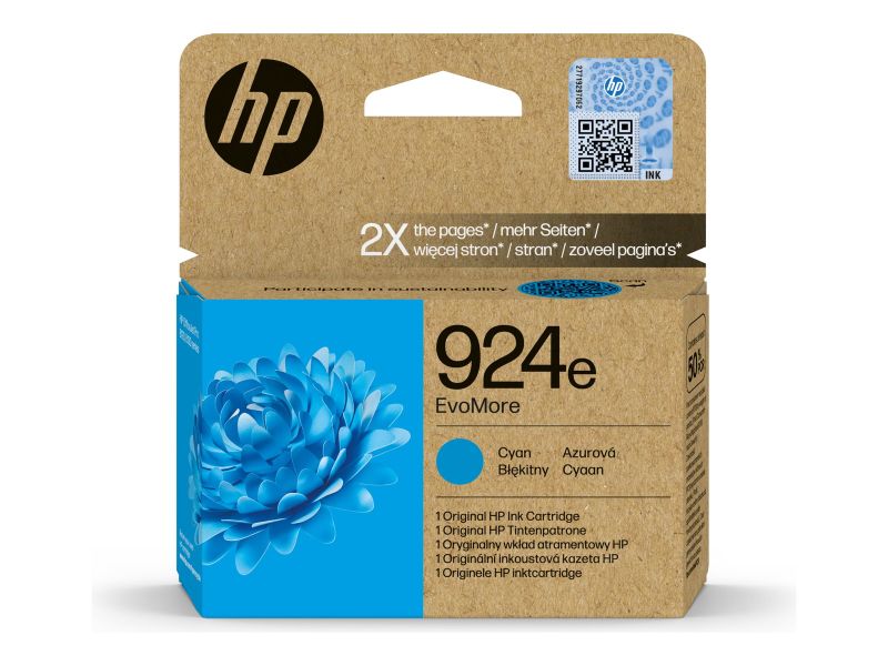 Original HP 924e | 4K0U7NE Tinte Cyan XL