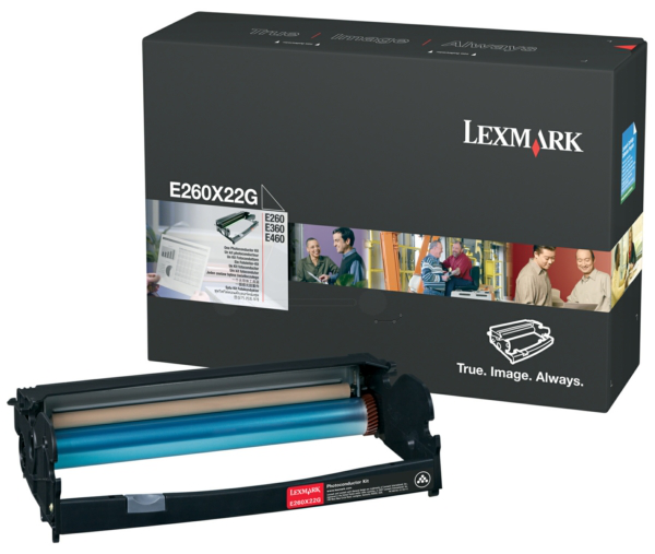 Original Lexmark E260X22G Trommel Schwarz
