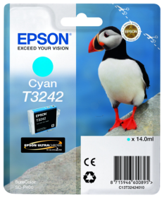 Original Epson T3242 | C13T32424010 Tinte Cyan