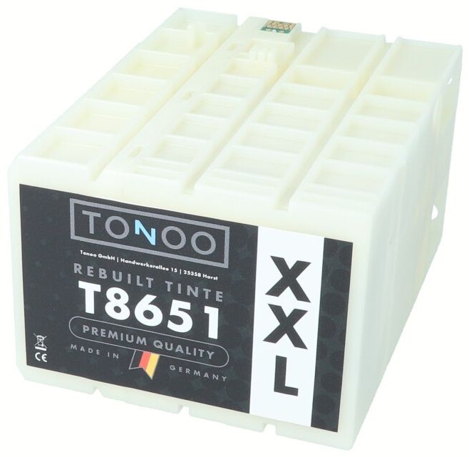 Tonoo® Tinte ersetzt Epson 86XXL | T8651XXL | C13T865140 Schwarz XXL