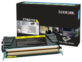 Original Lexmark X746A1YG Toner Gelb