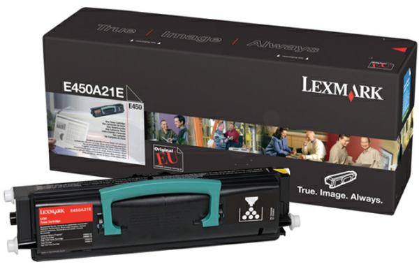 Original Lexmark E450A21E Toner Schwarz
