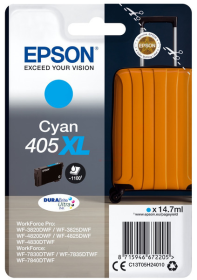 Original Epson 405XL | C13T05H24010 Tinte Cyan XL
