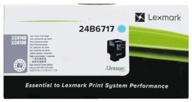 Original Lexmark 24B6717 Toner Cyan