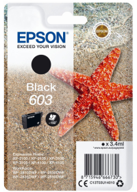 Original Epson 603 | C13T03U14010 Tinte Schwarz 