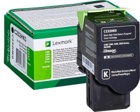 Original Lexmark C232HK0 Toner Schwarz XL
