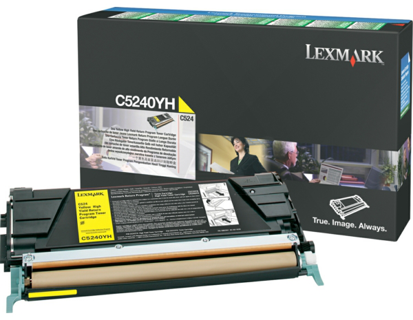 Original Lexmark C5240YH Toner Gelb XL